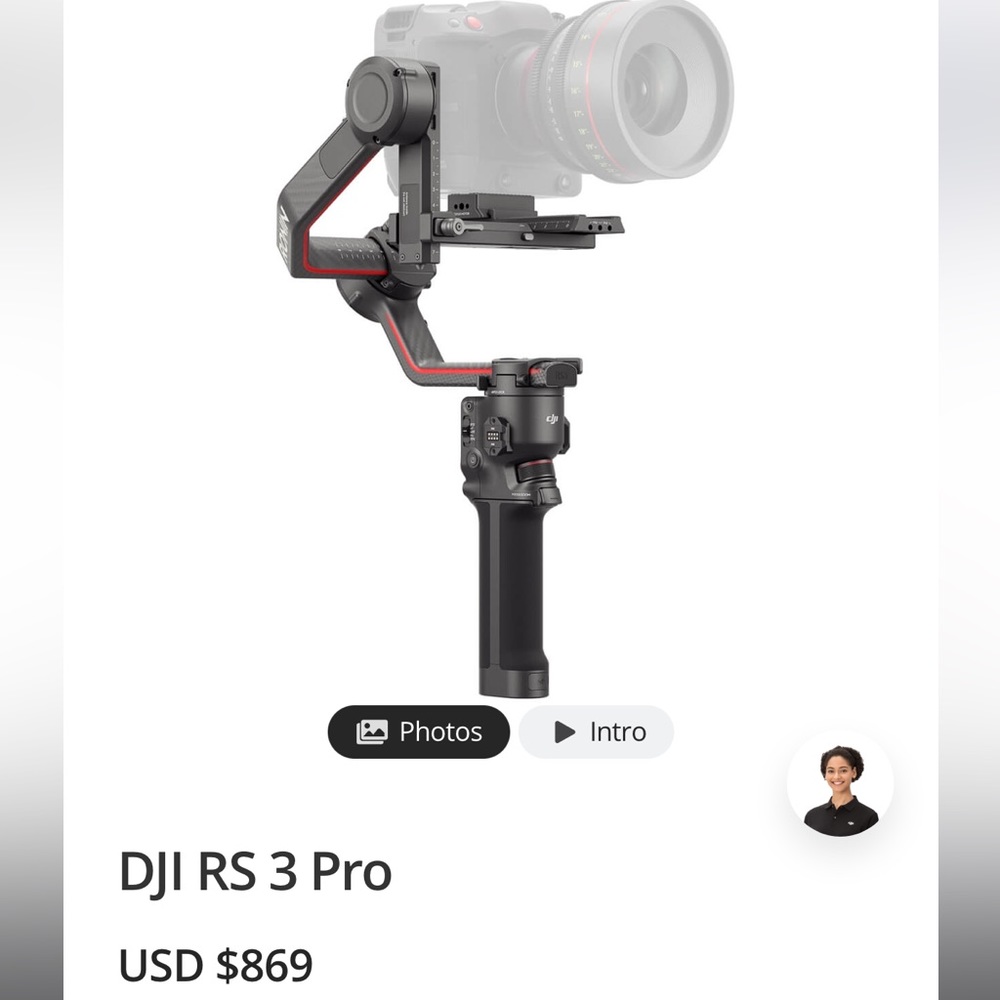 The DJI RS 3 Pro